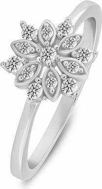 Image du produit Brilio Silver Charming Silver Ring With Zircons Ri141w (50)