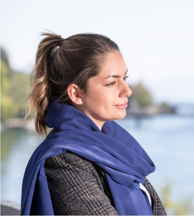 Produktbild eja Travel Schal Travel Schal mit Mundschutz Darkblue (Schlösser & Anhänger)