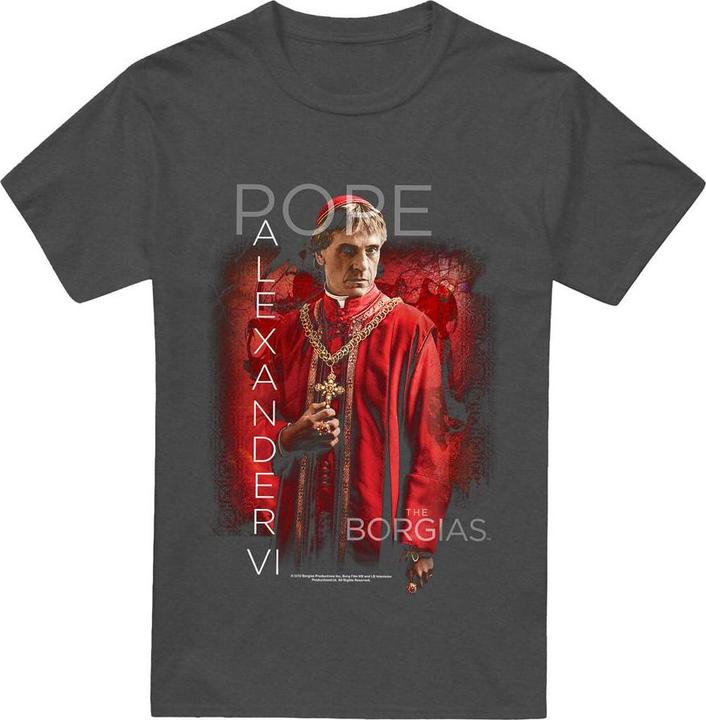 Actual product image The Borgias Unisex Adult Pope Alexander VI T-Shirt (3XL)