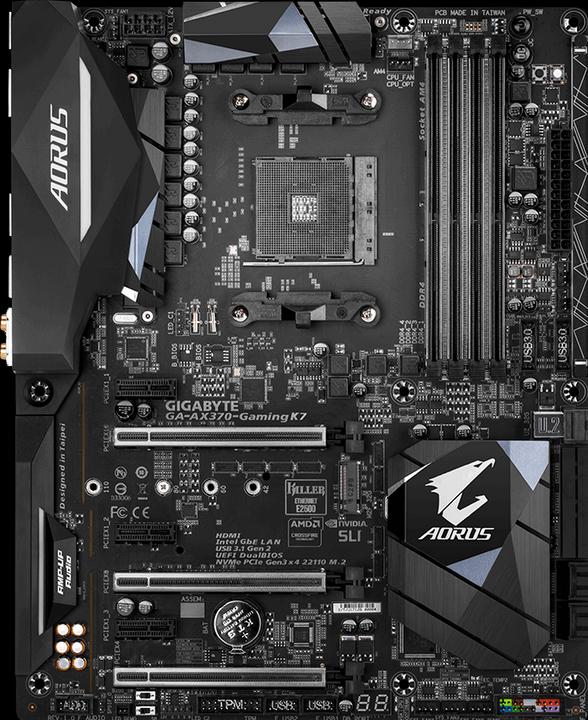 Produktbild Gigabyte Aorus GA-AX370 Gaming K7 (AM4, AMD X370, ATX)