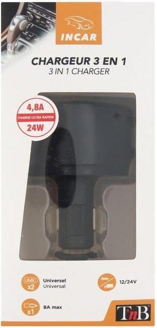 Produktbild T'nB USB Ladeadapter+ DIN Norm Anschluss