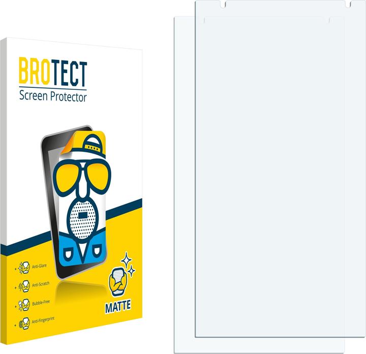 Produktbild BROTECT Entspiegelungsfolie Displayschutz Displayschutzfolie Folie Matt (2 Stück, ZTE Axon 7 mini)