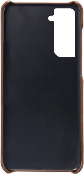 Produktbild Screenguard Samsung Galaxy S21 CardCaddy Leder Backcase mit Kartenfächern (Samsung Galaxy S21+)