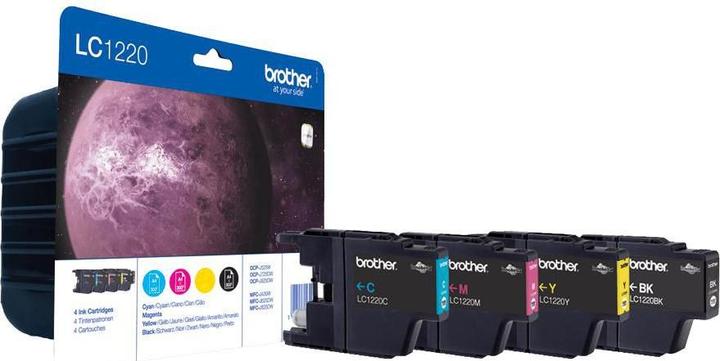 Actual product image Brother LC-1220VALBP Value Pack (M, FC, Y, C)