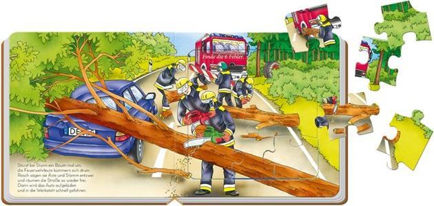 Actual product image Fire department puzzle book (10 pieces)