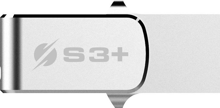 Actual product image S3Plus S3+ Pen Drive Steel USB flash drive 64 GB USB Type-A / USB Type-C 3.2 Gen 1 (3.1 Gen 1) Stainless st (64 GB, USB-A, USB-C)