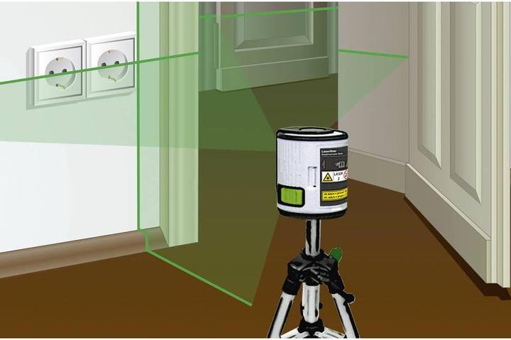 Produktbild Laserliner EasyCross-Laser Work Set Kreuzlinienlaser selbstnivellierend