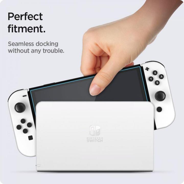 Produktbild Spigen szkło hartowane do Nintendo Switch OLED 2szt. (Switch)