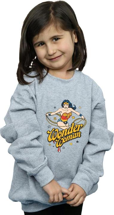 Produktbild Wonder Woman Stars Sweatshirt Mädchen (140, 146)