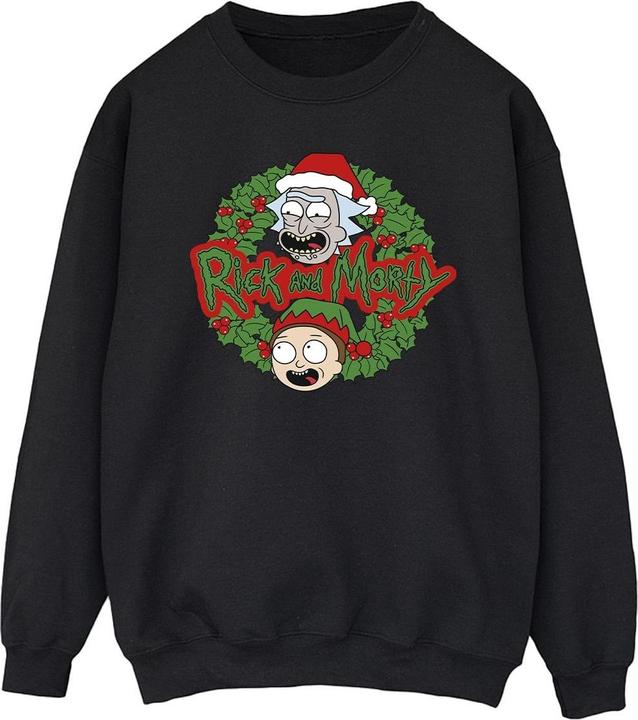 Produktbild Rick And Morty Christmas Wreath Sweatshirt (XL)