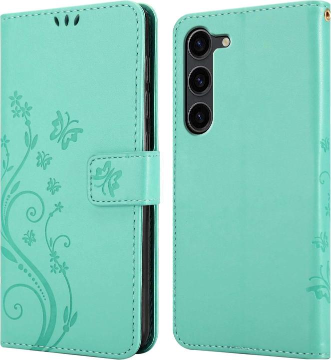 Produktbild Cadorabo Hülle für Samsung Galaxy S23 mit Blumen Muster (Samsung Galaxy S23)