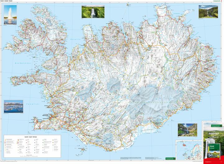 Immagine prodotto Islanda, Carta stradale 1:400.000, freytag & berndt