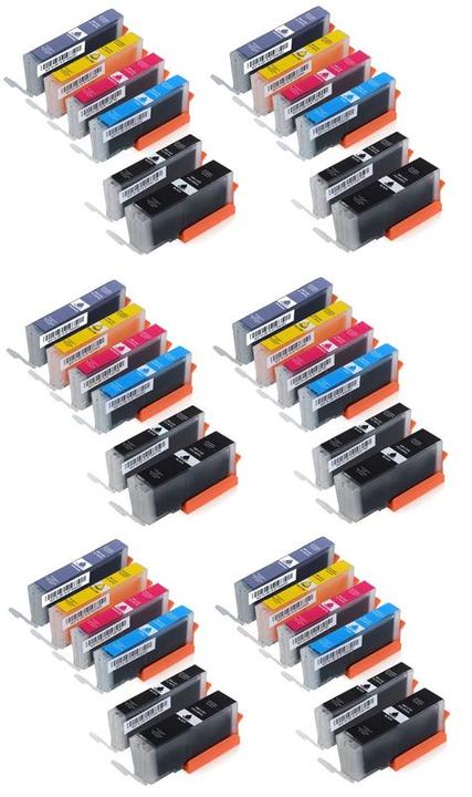 Produktbild Hermex Kompatible Tintenpatrone XXL für Canon PIXMA TS8352 (M, Y, BK, C, PC, PM)