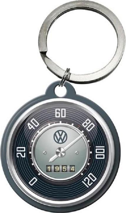 Image du produit Nostalgic-Art Merchandising Porte-clés VW Ø 4 cm, noir/gris
