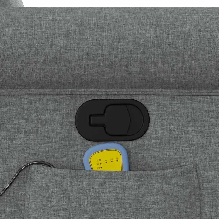 Image du produit VidaXL Fauteuil de massage releveur Gris foncé Tissu