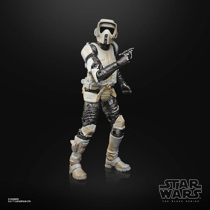 Actual product image Hasbro Star Wars The Mandalorian Black Series Carbonised Action Figure 2021 Scout Trooper