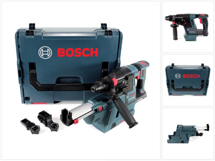 Immagine prodotto Bosch Professional Bosch GBH 18 V-26 Professional Tassellatore a batteria SDS-Plus in valigetta L-Boxx + GDE 18 V - 16 (Batteria ricaricabile)