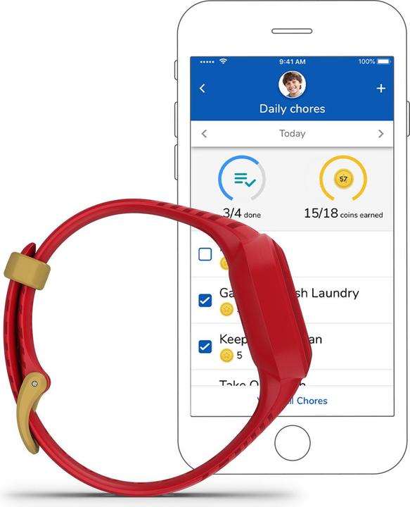 Produktbild Garmin Vivofit jr. 3 Marvel Iron Man (20 mm)