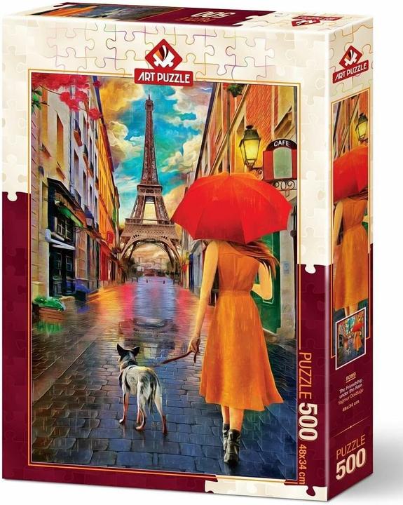Lamberth ART PUZZLE Puzzle Freundschaft im Regen 500 Teile (500 Teile)