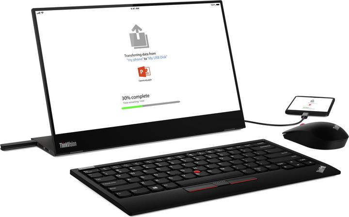 Produktbild Lenovo ThinkVision M14t (1920 x 1080 Pixel, 14")