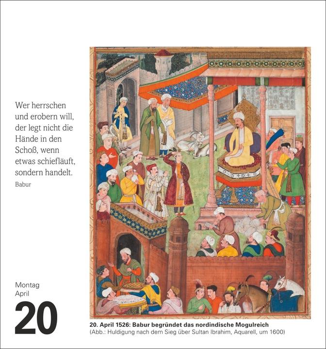 Produktbild Harenberg Chronik Tagesabreisskalender 2026 - Kulturkalender - Personen, Ereignisse, Schauplätze (Deutsch)