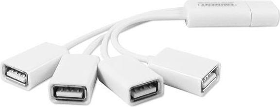Produktbild Eminent EW1110 - Hub - 4 x USB 2.0 - Desktop (USB-A, 4 Ports)