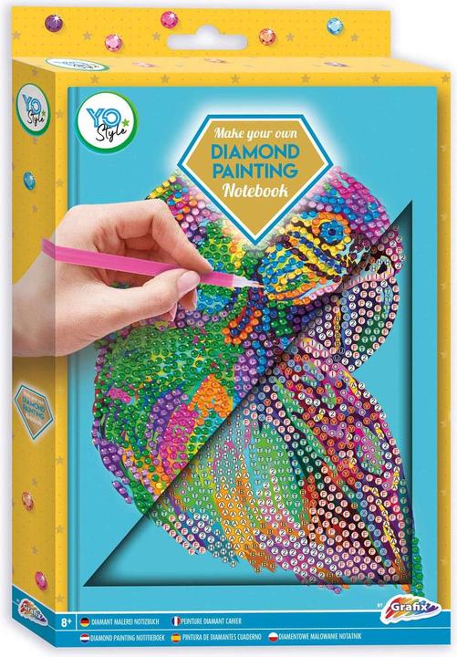 Actual product image Grafix Make Your Own Diamond Painting Notebook Blue
