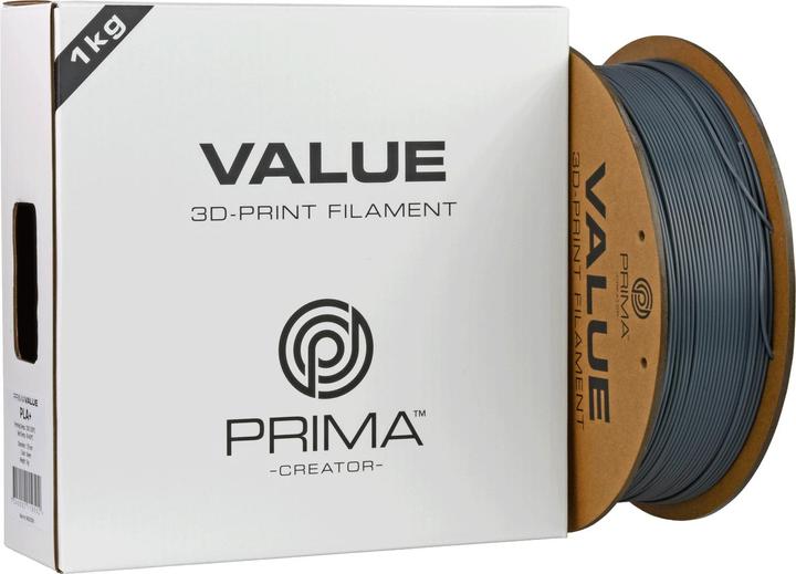Actual product image Prima Creator PrimaValue PLA+ (PLA, 1.75 mm, 1320 g, Grey)