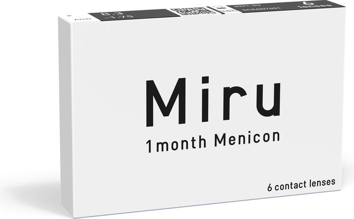 Produktbild Discountlens Miru 1Month Menicon - 6 (6 Stück, Monatslinse, Sphärisch)