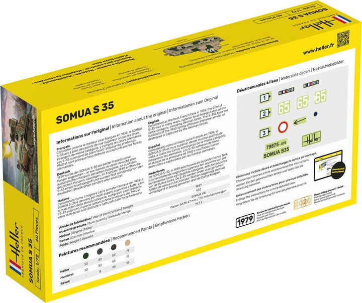 Immagine prodotto Heller KIT DI AVVIAMENTO Somua S35