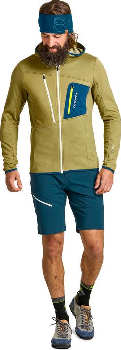 Actual product image Ortovox Fleece Grid Hoodie Men Midlayer (S)