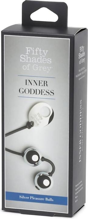 Actual product image Fifty Shades of Grey Inner Goddess Silver Pleasure Balls