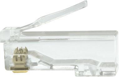 Image du produit LogiLink Connecteurs modulaires RJ45 Cat.6A UTP, avec embout et guide d'enfilage, 100 pièces de chaque (Câble réseau Connecteur)