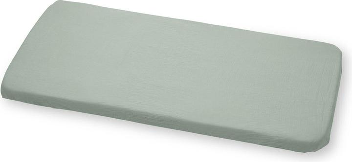 Actual product image Hauck Travel Bed Mattress Cover Sage (120 x 60 cm)