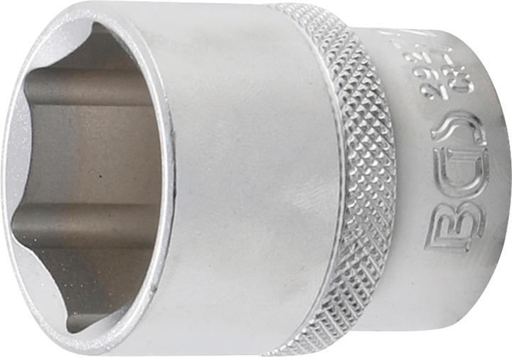 BGS Chiave a bussola esagonale | attacco quadrato 12,5 mm (1/2") | SW 27 mm (27 mm)