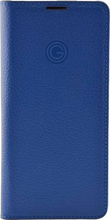 Image du produit Mike Galeli Couverture du livre en cuir véritable Marc true blue (Samsung Galaxy S21+)