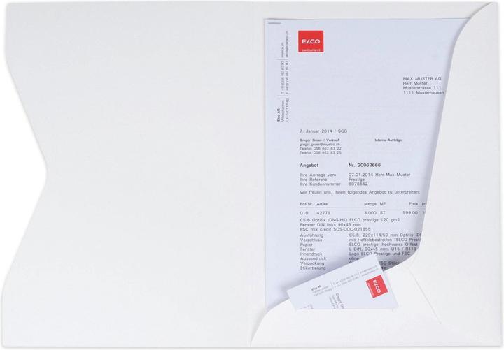 Actual product image Elco Offer folder 225x315 (A4, 10 x)