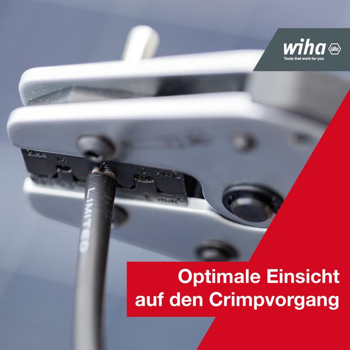 Immagine prodotto Wiha 45796 Pinza a crimpare 1 pezzo Connettore fotovoltaico, connettore solare da 2,5 a 6 mm² (250 mm)