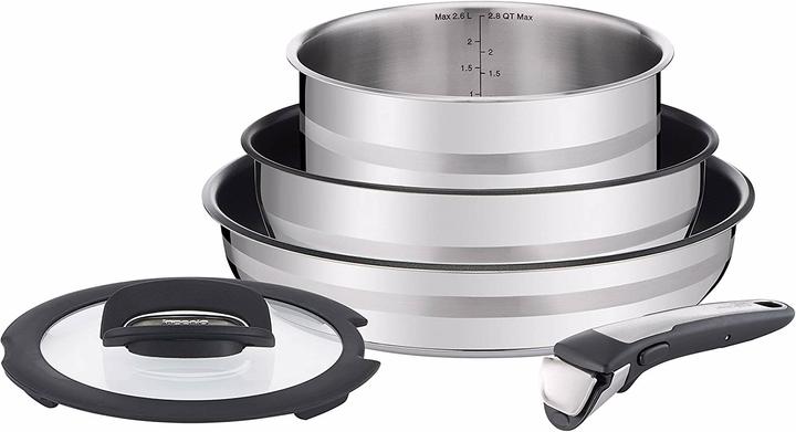 Actual product image Tefal Ingenio (28 cm, Pan set + pot set, Stainless steel)