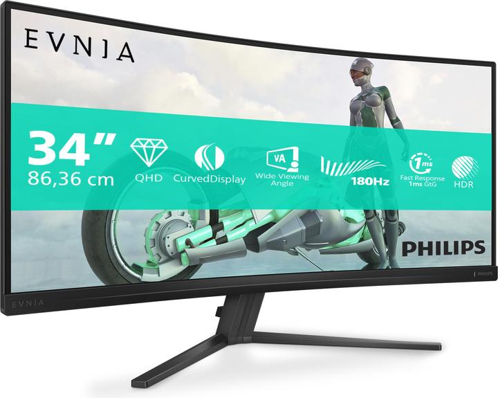 Actual product image Philips Evnia 34M2C3500L (3440 x 1440 pixels, 34")