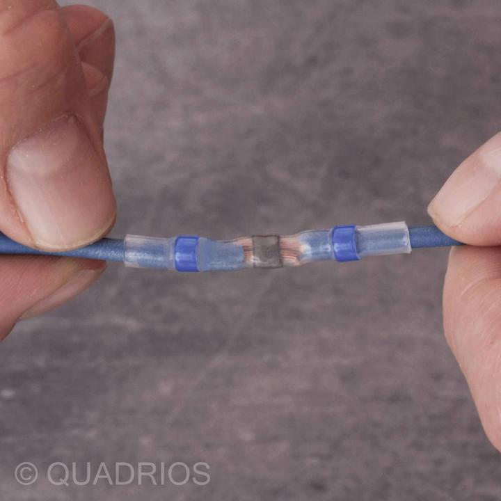 Produktbild Quadrios 22C464 Stossverbinder mit Schrumpfschlauch 4.0 mm² 6.0 mm² Vollisoliert Gelb 1 Set