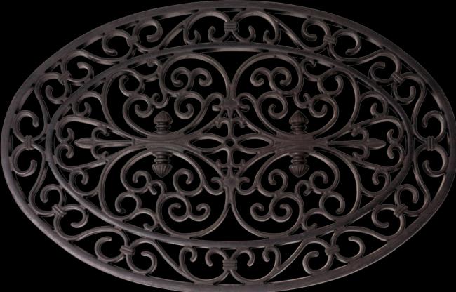 Immagine prodotto Esschert Design Zerbino in gomma ovale (70 x 70 cm)