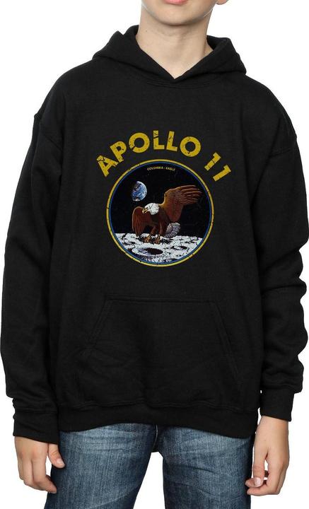 Actual product image Nasa Boys Classic Apollo 11 Hoodie (152, 158)