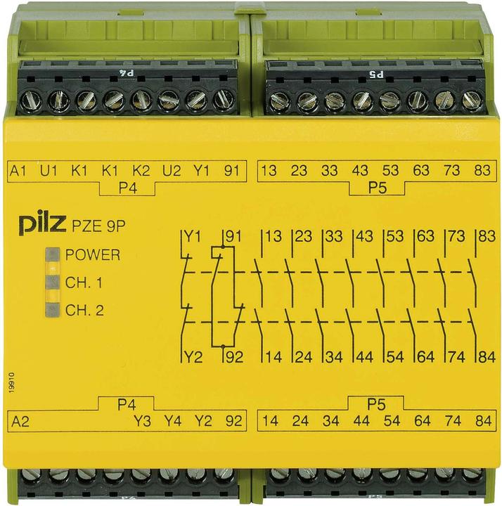 Pilz 777140 PZE 9P 24VACDC 8n/o 1n/c