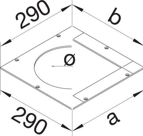 Produktbild Hager TEH UDM2147E04 Montagedeckel fÃ¼r UD Gr 2 E04 147x247mm