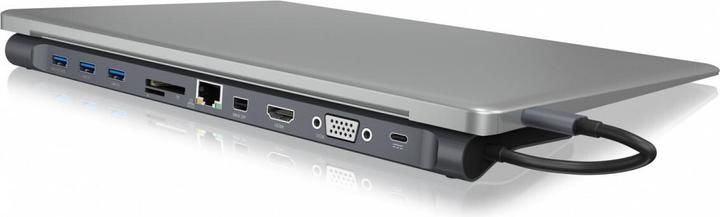 Immagine prodotto Icy Box IB-DK2102-C - 11 porte USB-C Dual Dock 60W PD (USB-C, 3 Porti)