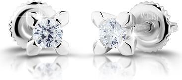 Produktbild Modesi Tiny silver earrings with zircons M00921