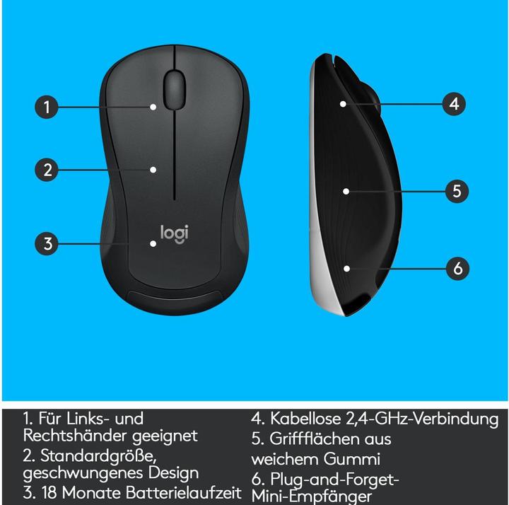 Immagine prodotto Logitech MK540 Advanced (NL, Senza fili)