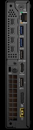 Actual product image Lenovo ThinkStation P330 Tiny (Intel Core i9-9900T, 16 GB, 512 GB, Quadro P1000)