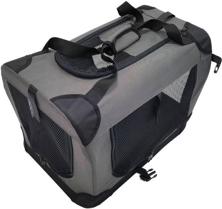 Immagine prodotto LS Petproducts Cassa morbida per cani - L - Grigio - (700024101236) (Cane, Pieghevole)